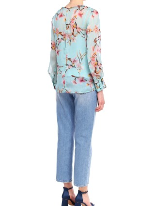 Зелёная блуза MARELLA: фото 2 - Invogue